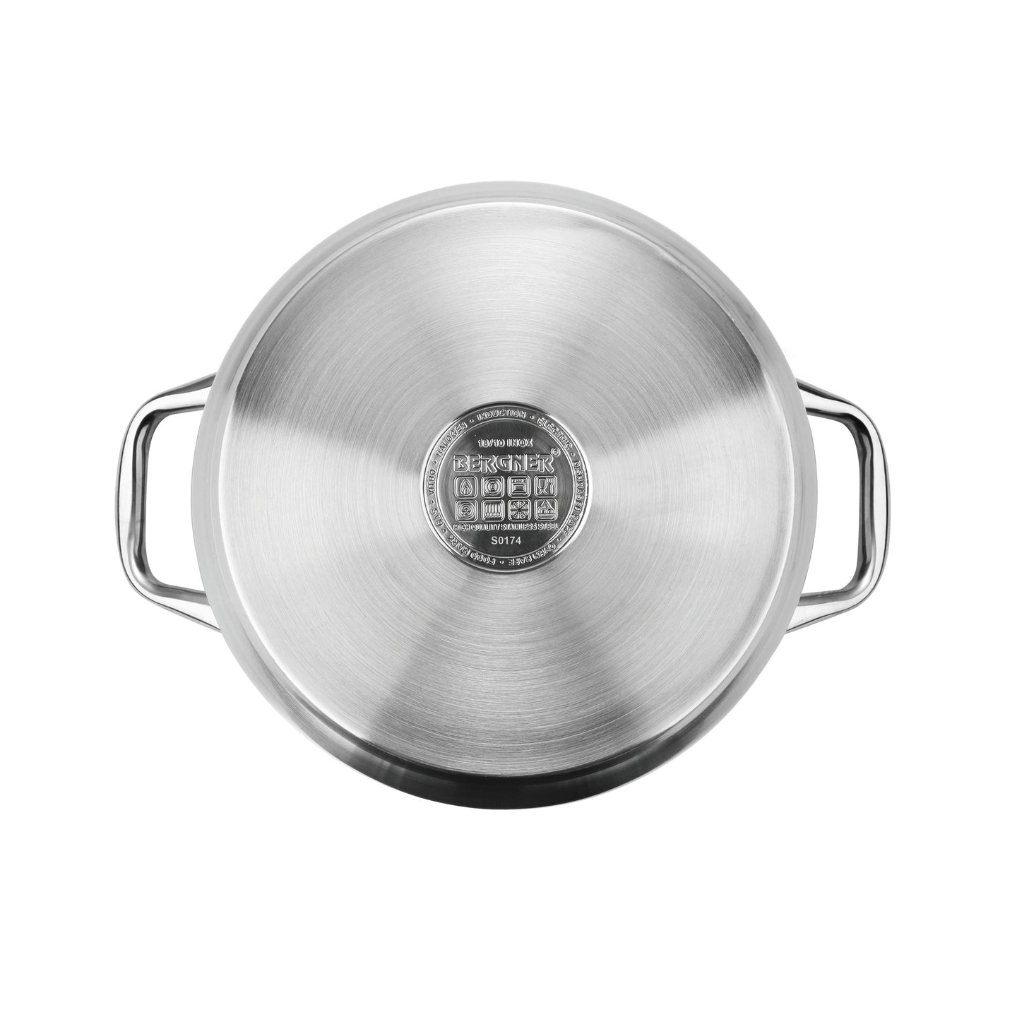 Batería de cocina Bergner de acero inoxidable 8 piezas - Gourmet (1)